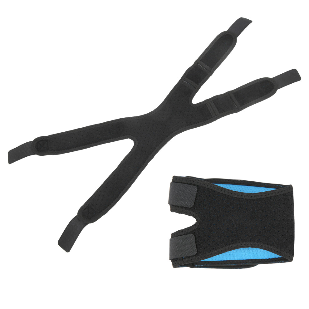 Adjustable Elastic Kneepad Compression Brace for Sports, Free Size