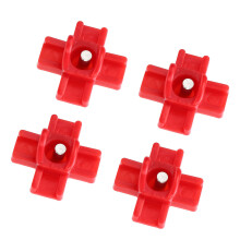 40 pezzi Bevitore d'acqua automatico per polli a nipple rosso 3,23,2 cm
