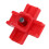 40 pezzi Bevitore d'acqua automatico per polli a nipple rosso 3,23,2 cm 9