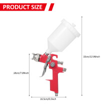 AB-17P Hochvolumen-Niederdruck-Mini-Sprühgerät Luft-Farbsprüher-Kit Professioneller Malersprüher Handgehaltene Farbsprühvermögen