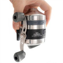 BALLISTA BL25 Spincast Bowfishing Reel Slingshot Bow Fishing, Stainless Steel, Left/Right Reversible Handle, 3.3:1 Gear Ratio, Strong Line 5# 40 Yards