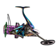 Diwa Spinning Fishing Reels 60 LBS Max Drag Power 18+1 Stainless BB Metal Body Casting Fishing Wheel 8000 10000 12000 Spool Series Freshwater