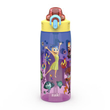 Zak Designs Disney och Pixar Inside Out 2 Sage Vattenflaska 25oz För Skola eller Resa