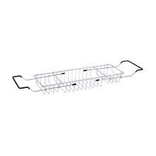 Blue Canyon Extendable Over Bath Rack, Metal Shower Caddy, Convenient Bathroom Storage for All Your Bath Time Products Including Soaps, Sponges, Bath