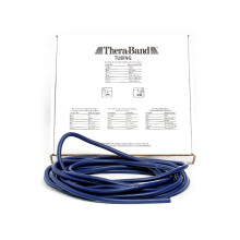 TheraBand Resistance Tubing, 7.5m (25 ft.), Blue Extra Heavy Resistance, Professional Latex Elastic Tubing For Upper & Lower Body, Core Exercise,