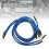 Kit di cavi di terra per auto 5 pezzi 0-48V 7.4mm blu 6