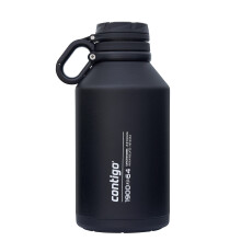 Contigo Grand stainless steel drinks bottle, 100 % leakproof, extra large water bottle with wide screw-top lid, keeps drinks cold for up to 30 hours,