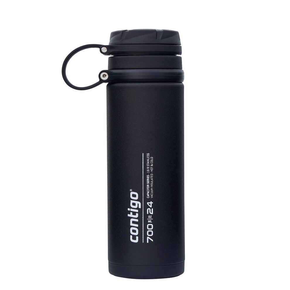 Contigo Fuse Stainless Steel Drinks Bottle, 100 % Leakproof, Large Water Bottle With Wide Screw-Top Lid, Keeps Drinks Cold For Up To 30 Hours, Premium Light
