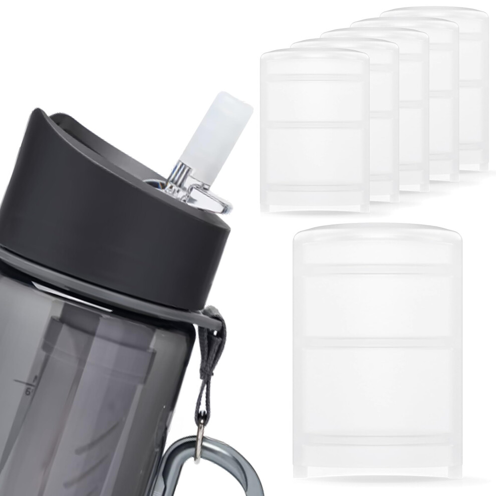 Jmoe USA Replacement Silicone Mouthpieces Replacements for LifeStraw Go Water Filter Bottle | 5-Pack | BPA Free, Food-Grade, & Soft Silicone |-image-OPC-PJCGKSP-NEW