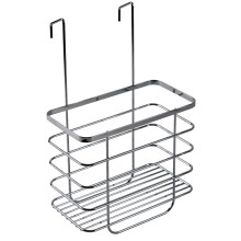 Croydex Large Shower Caddy Hanging Storage - Hook Over Door Screen with No Drilling Required, Space Saving Bathroom Storage Solution, Rust Free, ?13 x