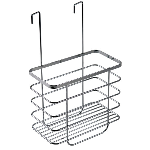 Croydex Croydex Large Shower Caddy Hanging Storage - Hook Over Door Screen with No Drilling Required, Space Saving Bathroom Storage Solution, Rust Free, ?13 x