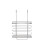 Croydex Croydex Large Shower Caddy Hanging Storage - Hook Over Door Screen with No Drilling Required, Space Saving Bathroom Storage Solution, Rust Free, ?13 x 3