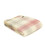 Tweedmill Textiles Meadow check 100% wool blanket throw British Made Pink 1