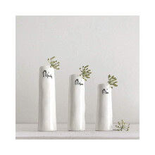 East of India Trio Of Bud Vases - Home, Family, Love