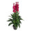 Leaf Leaf LEAF-7076 90cm Artificial Cymbidium Orchid Plant-Extra Large Black Plastic Pot, Dark Pink 2