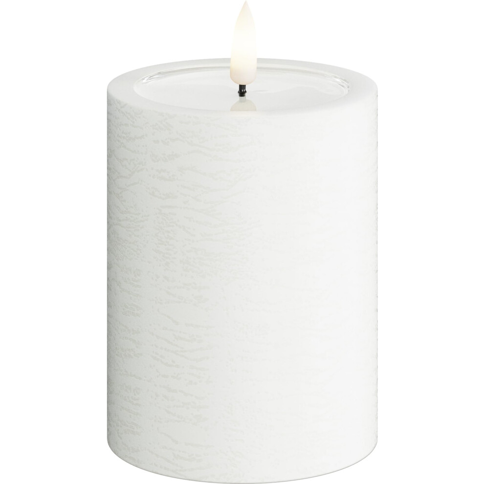 Deluxe Homeart Unique LED Candles - Handmade Real Wax White Flickering Flameless Candle with 3D Real Flame? Technology - 1500+ Hour Battery Life (7.5-image-OPC-PJCGN6B-NEW