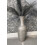 Silver handmade bamboo vase 60cm tall floor or table vase 1