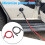 Cable de extensión para panel solar de 10 AWG, de 10 pies, negro+rojo 4