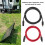 Cable de extensión para panel solar de 10 AWG, de 10 pies, negro+rojo 6