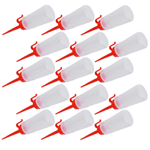 15Pcs 150ml Transparent Sewing Machine Oil Dispenser Plastic Bottles