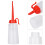 15Pcs 150ml Transparent Sewing Machine Oil Dispenser Plastic Bottles 5