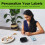 DYMO Dymo LetraTag 200B Bluetooth Label Maker | Compact Label Printer | Connects Through Bluetooth Wireless Technology to iOS and Android | Includes 1 3