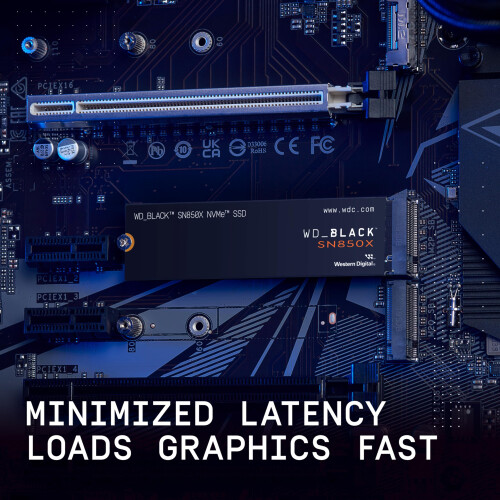 WD Black SN850X 1TB SSD M.2 2280 NVME PCI-E Gen4 Solid State Drive 2