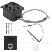 3‑Band EQ Ukulele Pickup with LED Tuner and Color Display