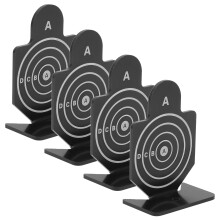 4Pcs Aluminum Shooting Targets: Lightweight & Portable for Practice