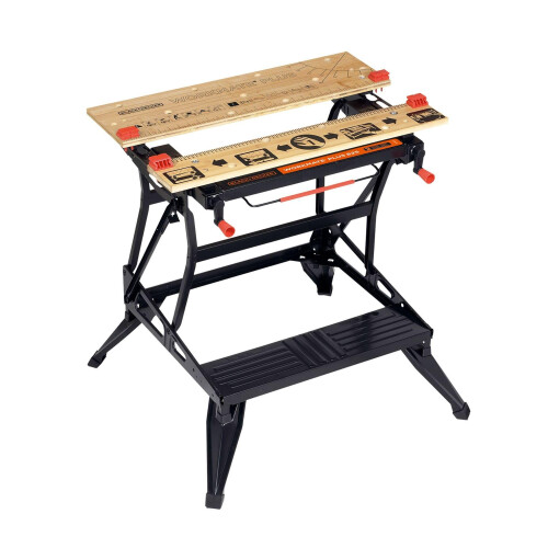 Black + Decker BLACK+DECKER Workmate? 825 Deluxe Dual-Height Workbench, WM825-XJ
