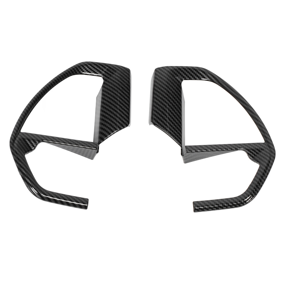 2Pcs Carbon Fiber Frame Cover Trim For 2024 Tacoma Steering Wheel 7631333716080