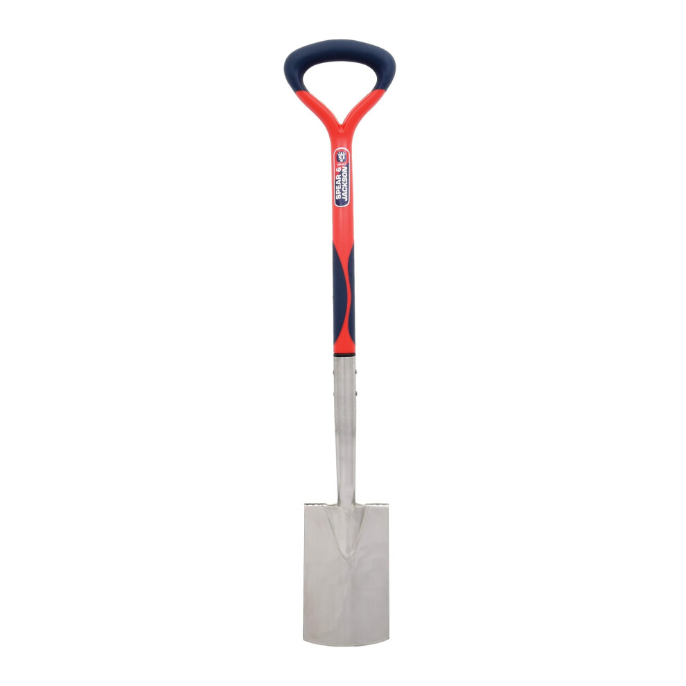 Spear & Jackson 1194EL Select Stainless Steel Border Spade, Blue