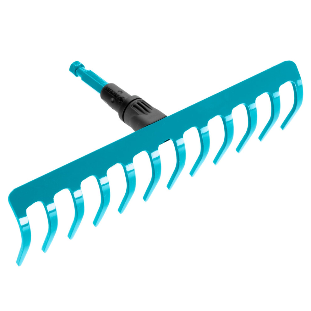 New Gardena Combisystem Rake: Practical Rake With 12 Tines Ideal Garden Accessories For Raking, Weed Removal And For Working The Soil, Working Width 30 3177-U