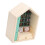 Bücherregal Mini-Haus-Bausatz Kiefernholz 692.00g 1