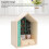 Bücherregal Mini-Haus-Bausatz Kiefernholz 692.00g 8