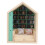 Bücherregal Mini-Haus-Bausatz Kiefernholz 692.00g 3
