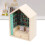 Bücherregal Mini-Haus-Bausatz Kiefernholz 692.00g 12