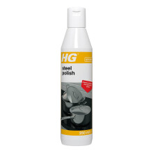 HG Steel Polish, Fast Acting Stainless Steel 3-in-1 Cleaner, Cleans, Shines & Protects Surfaces in The Kitchen & Home, for Steel, Aluminium, Copper &