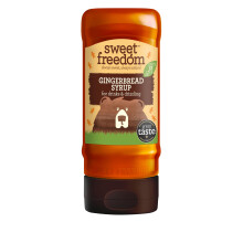 Sweet Freedom Gingerbread Syrup - 350 g | Natural Great Taste With Sweetness Derived from Fruit | Ideal for Coffee, Baking & Dessert | No Preservativ