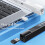 S18PRO Schwarzer kabelloser Pointer 180 mAh 14  2  1,4 cm 8