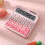 Calculadora de escritorio LCD de 12 dígitos 135x135 mm gradiente rosa 12