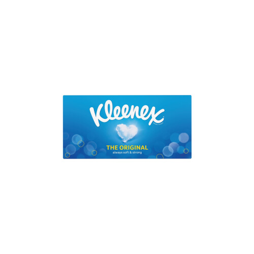 Kleenex Kleenex Original Tissues - 1 Box (64 Tissues) Soft, Strong & Absorbent