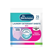 Dr. Beckmann MAGIC LEAVES Laundry Detergent Sheets BIO | Convenient and pre-dosed laundry detergent sheets | Dissolvable climate neutral and easy to