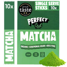 Perfect Ted | 10x 1.5g Sachets | Organic Ceremonial Grade | Japanese Matcha Tea Powder | Matcha Fuel | Organic Powder