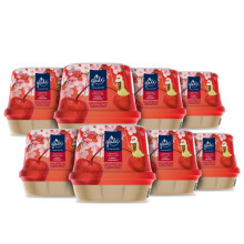 Glade Fragranced Bathroom Gel, Air Freshener and Discreet Odour Eliminator, Floral Cherries, Pack of 8 (8 x 180g)