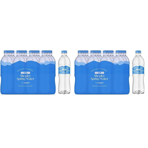 by Amazon Still Spring Water, 500 ml (Pack of 24), 6000 ml