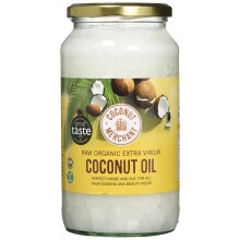 Coconut Merchant Organic Raw Extra Virgin Coconut Oil 1 Litre (Pack of 4)