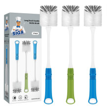 MR.SIGA Long Handle Bottle Brush - Set of 3
