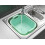 Addis Addis Rectangular Washing Up Bowl with Handles, Blue Haze, 39 x 32 x 14 cm 3
