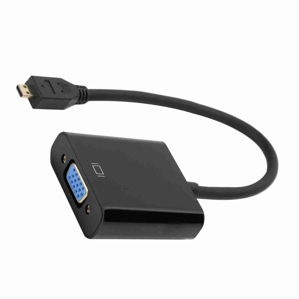 Micro Hdmi To Vga Converter 1080P For Raspberry Pi 4B With Power Supply Support 7681333718874